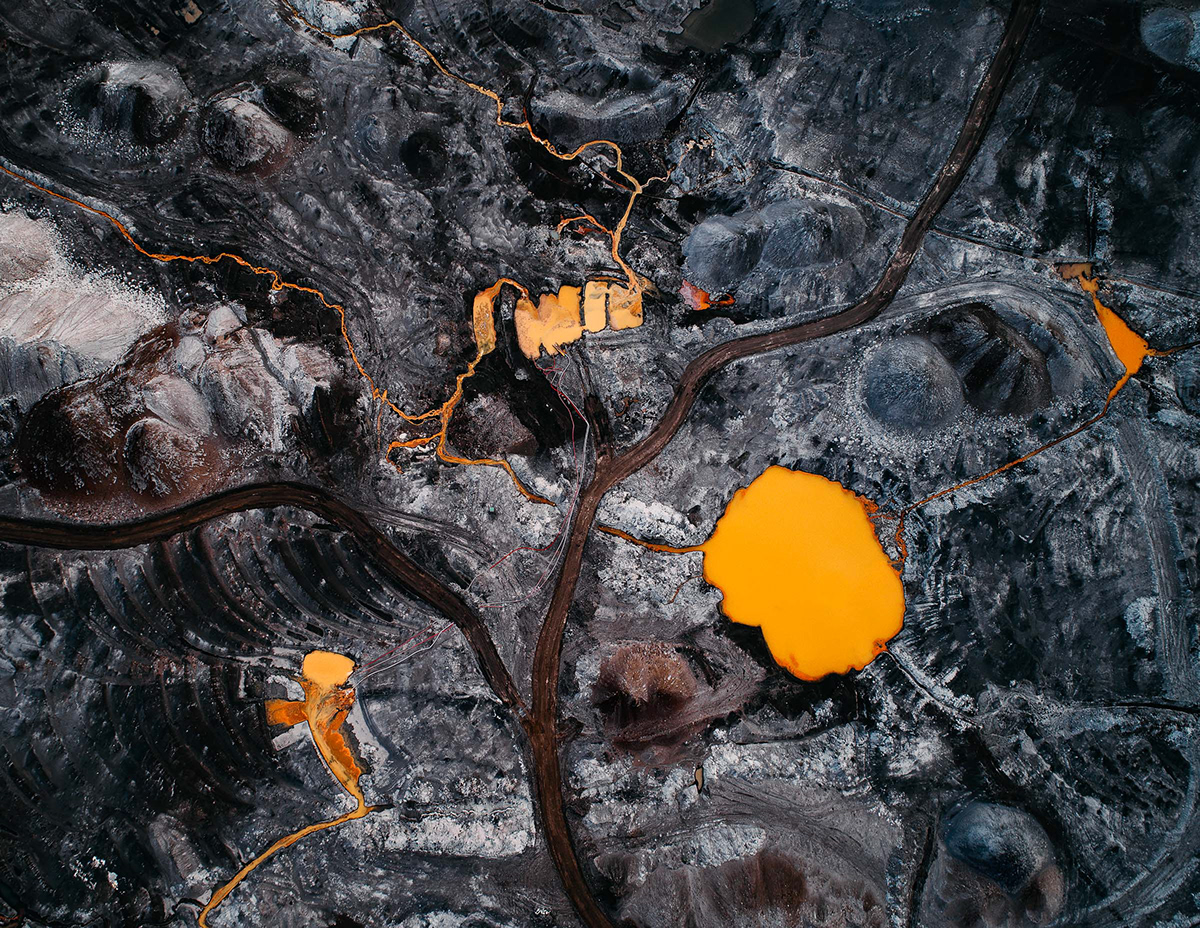 Aerial Photography contrast orange out of space helicopter Plain toxic FINEART adobeawards