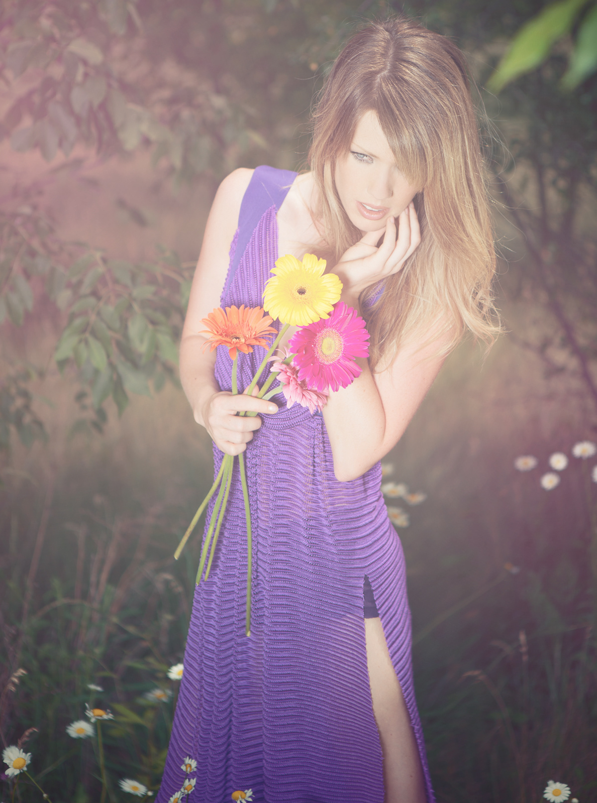 when light falls  MODEL  fashion  nature Amber Beuhrens  Chelsea Stotts  flowers 