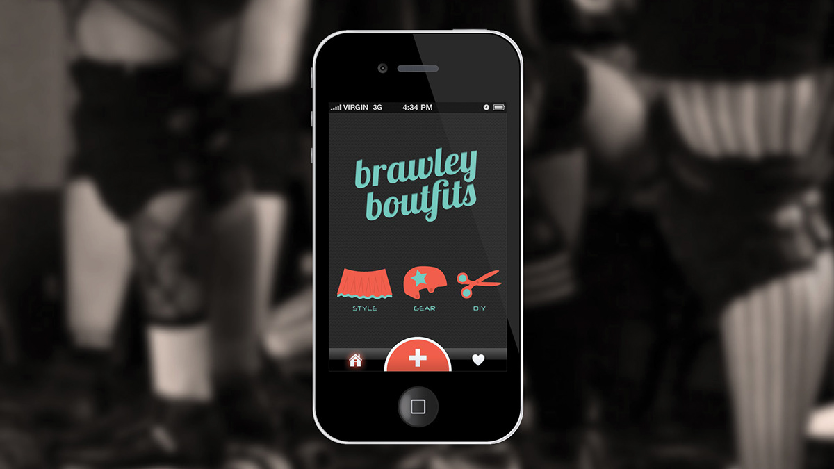 iphone app application Roller Derby Derby derby girl brawley boutfits tailorable tailored roller skates Style Gear inspiration iPhone Apps iphone applications