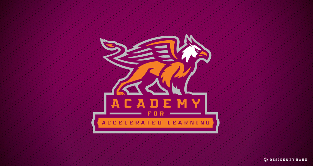 academy branding  Buena Park griffin mascot Griffins logo School Logo school mascot