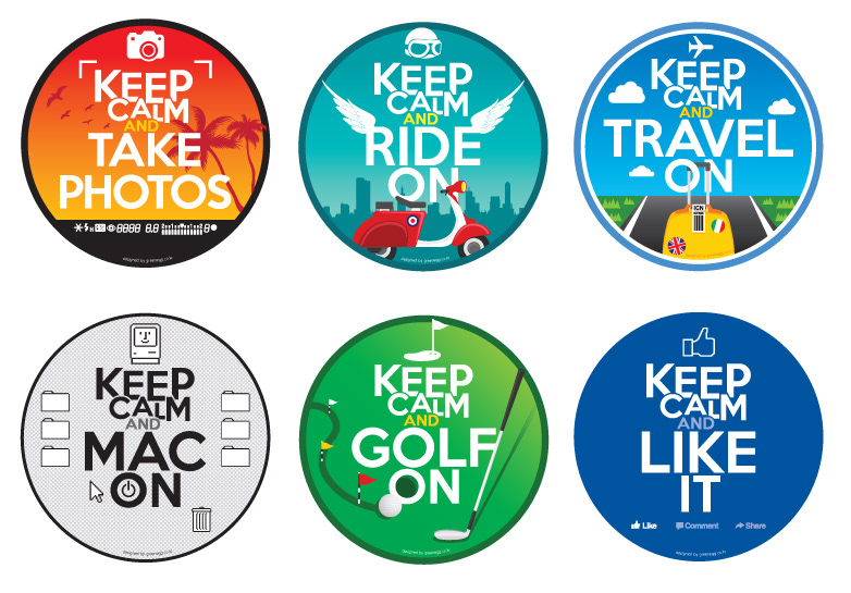 keep calm and greenegg campaign photo ride Travel mac golf Like