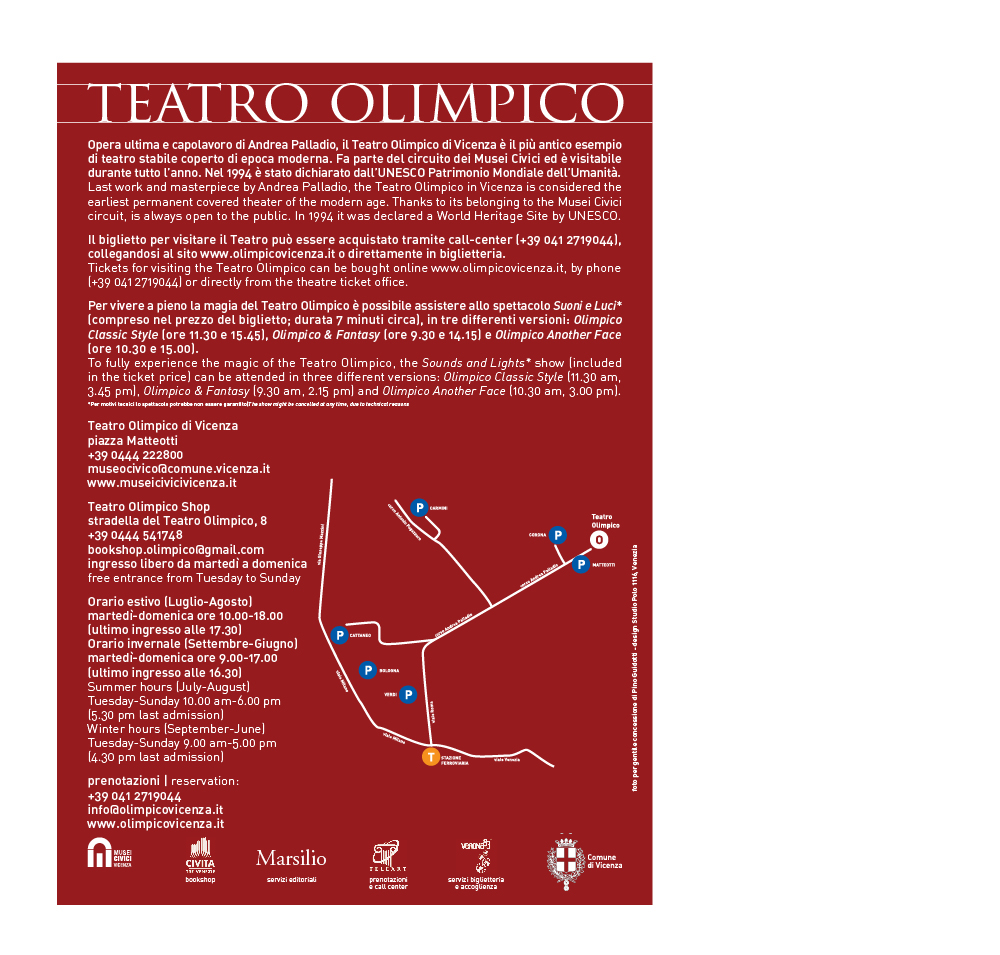 teatro olimpico poster merchandise bookshop vicenza