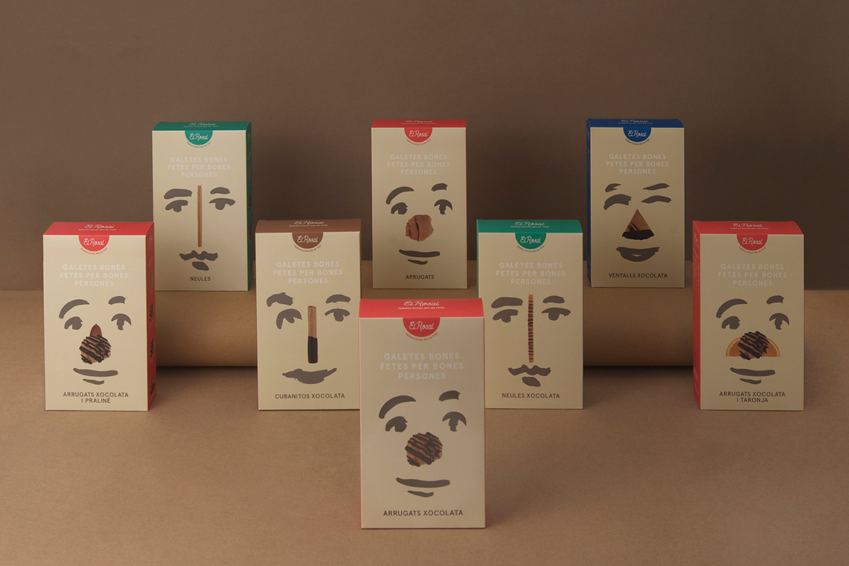 Food  branding  Packaging biscuits Griselda Marti Gris. Careful design ILLUSTRATION  family design package social