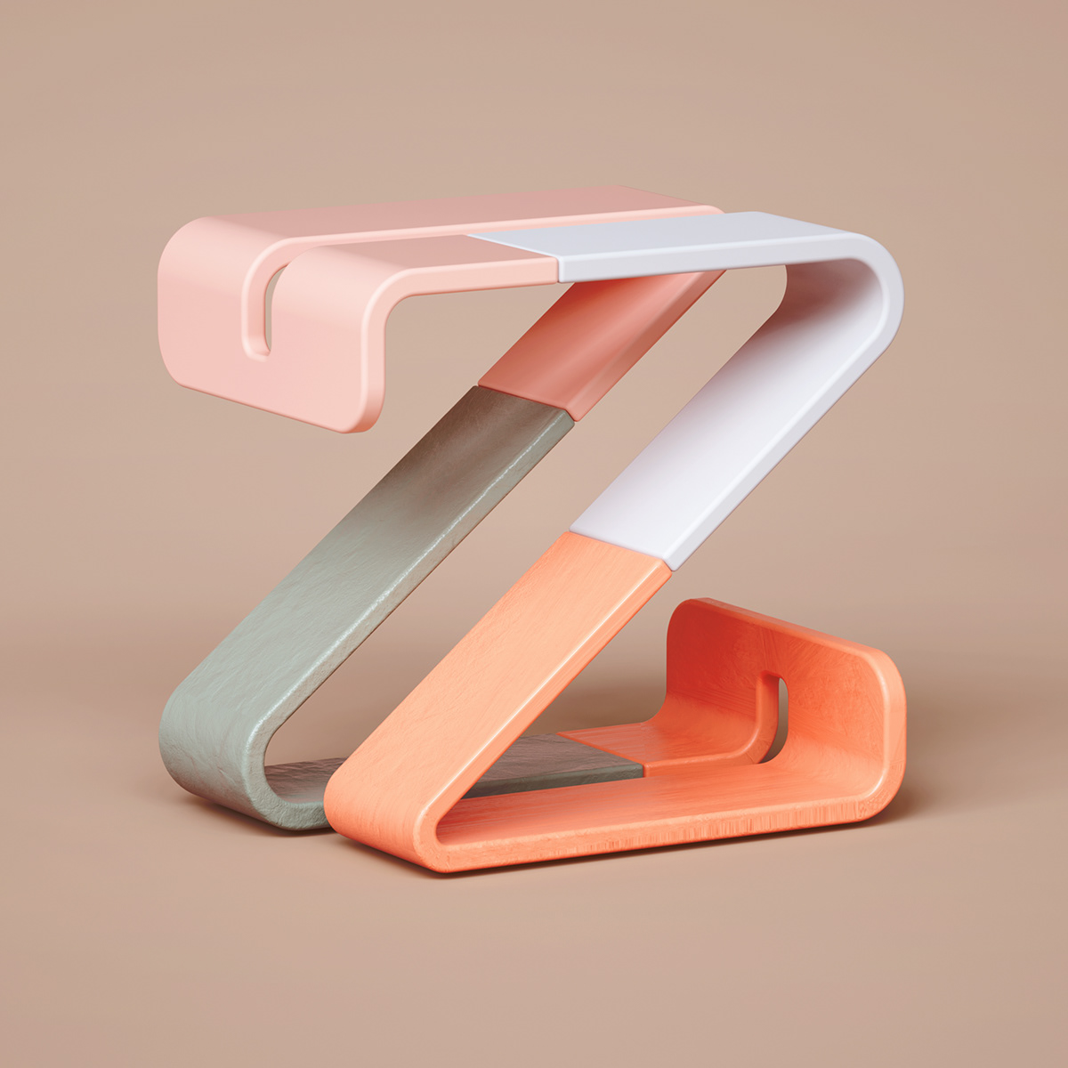 36daysoftype 3D numbers letters alphabets ufho singapore c4d 36days type