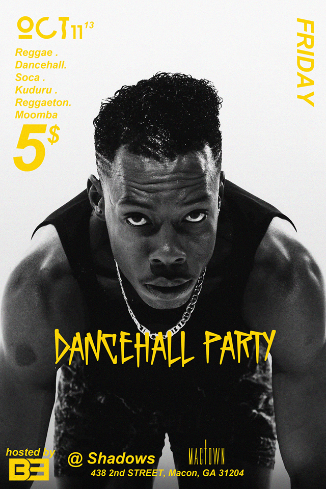 flyer Event Events venues Dancehall artwork print