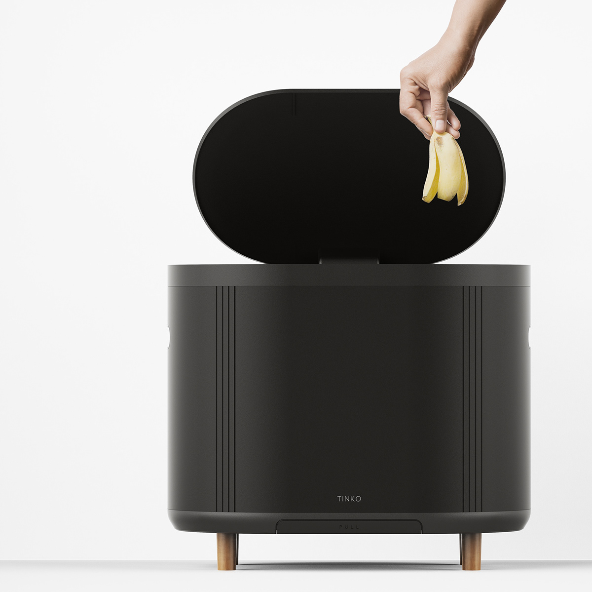 Bin can furniture Gadget garbage home plastic sensor touchless trash