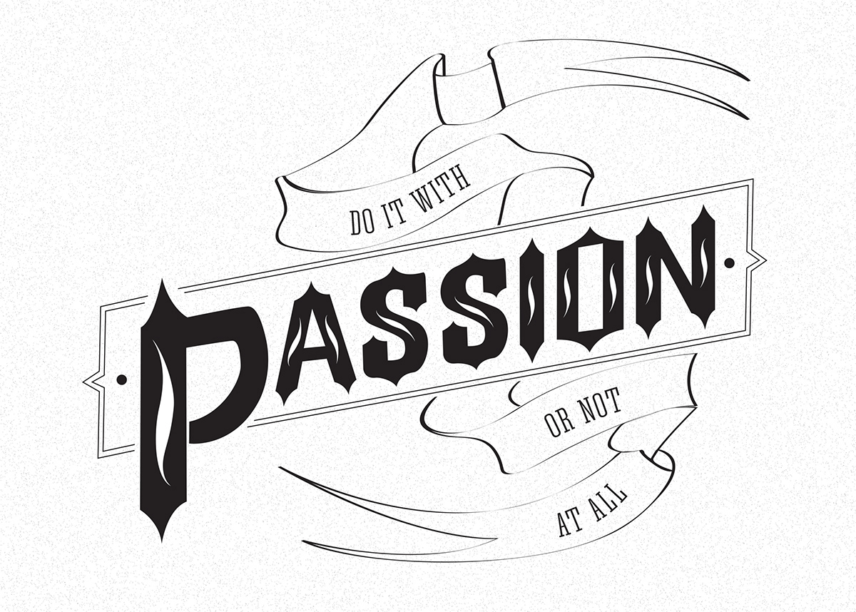 Handlettering type Quotes lettering design