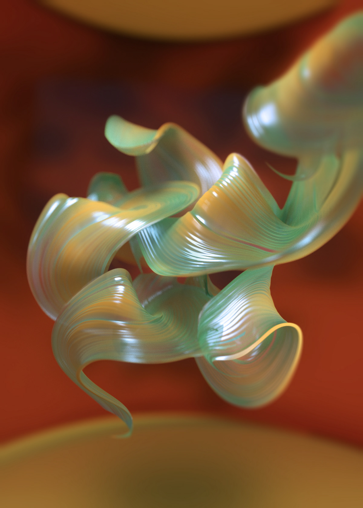 3D abstract art design digital geometry graphic design  ILLUSTRATION  motion sculpting 