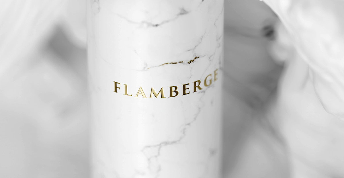 alcohol Flamberge sculpture Marble Cognac White