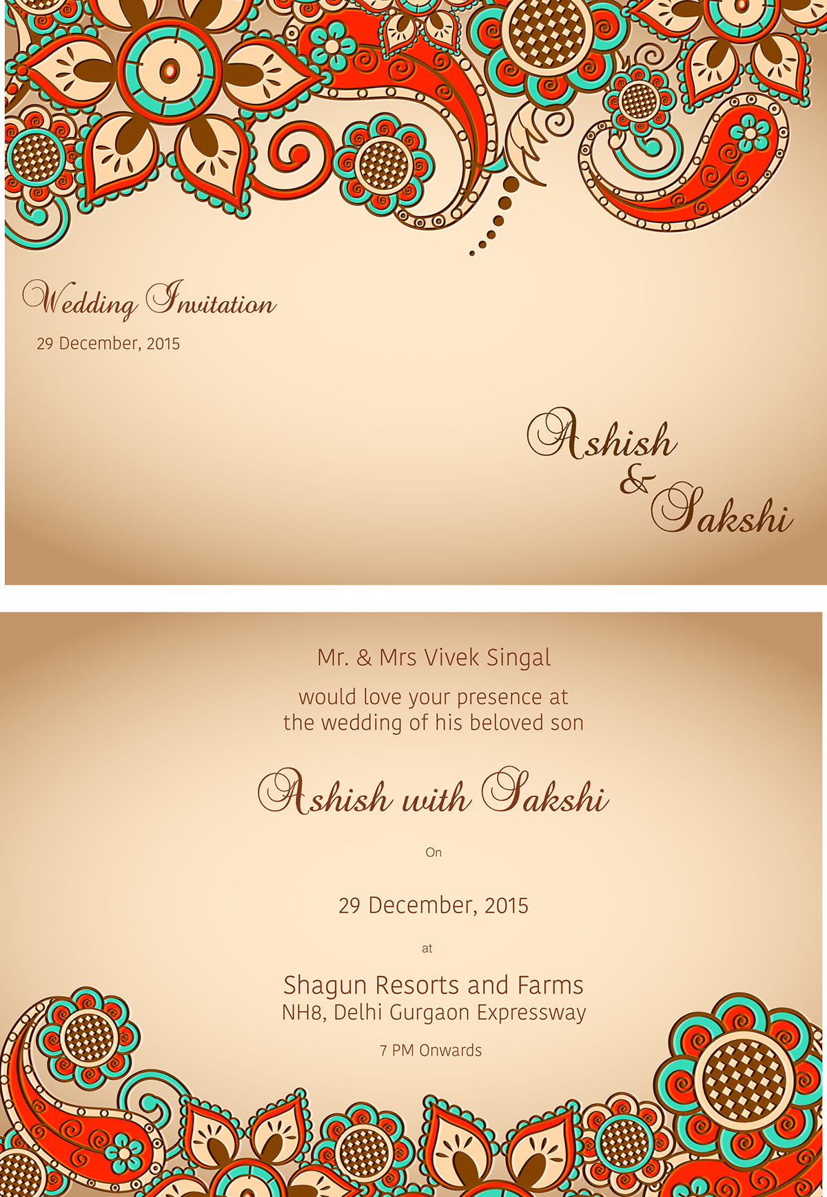 wedding invites indian