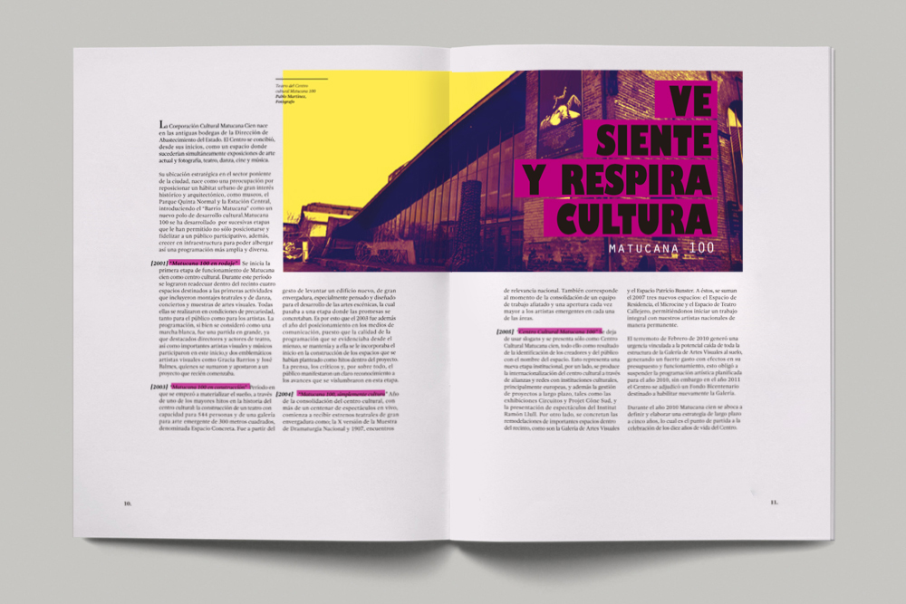 Barrio Matucana Quinta Normal editorial magazine