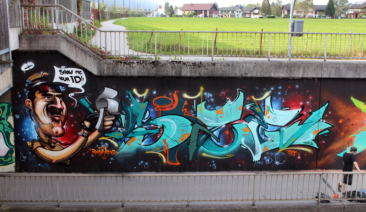 Mural sizetwo RUC austria styles Character
