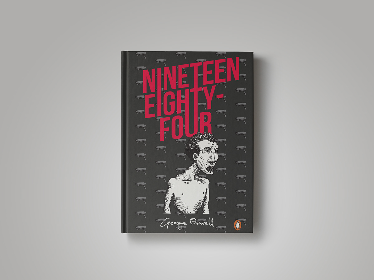 nineteen four Orwell going solo Dahl crusoe defoe penguin book cover bebas catC publication