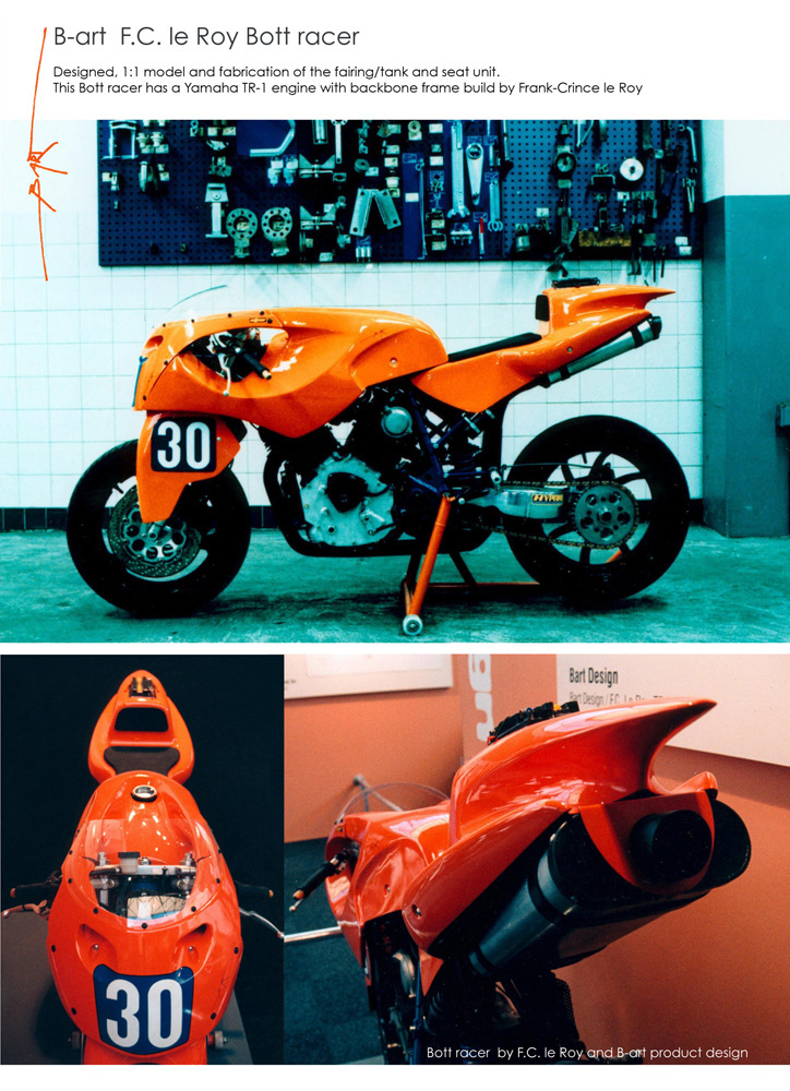 TR-1 Bott yamaha twin motorcycle FC leroy