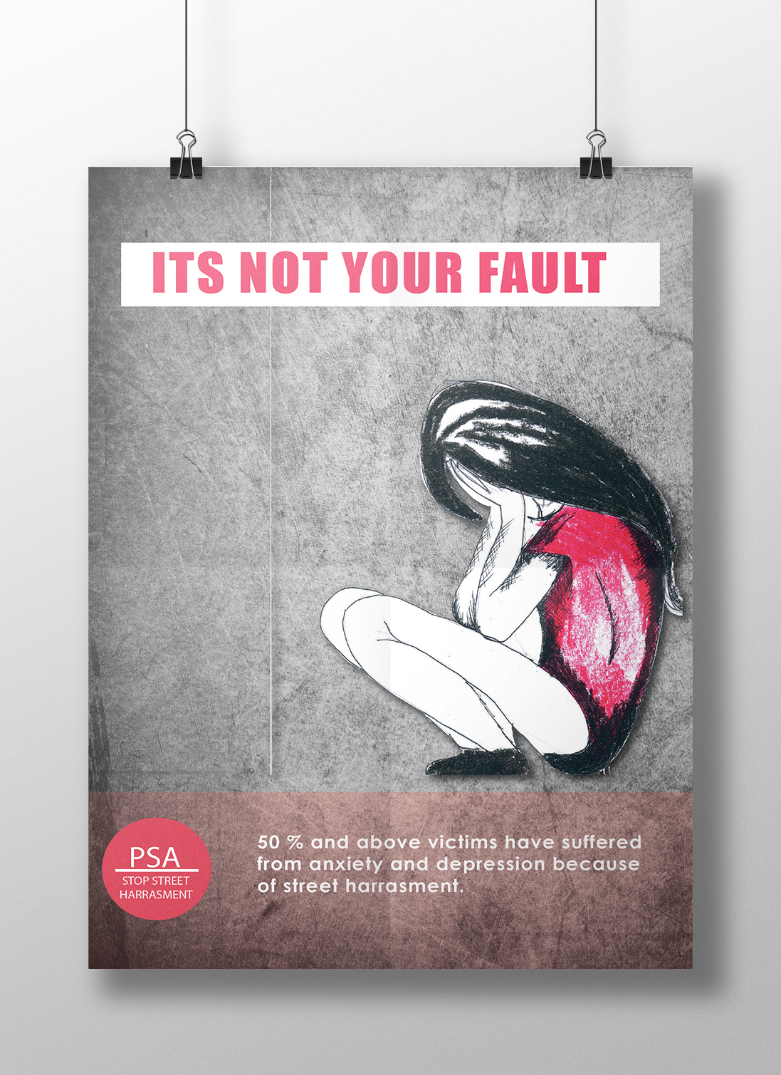 ad campaign ILLUSTRATION  Advertising  WOMEN HARASSMENT stop street harassment