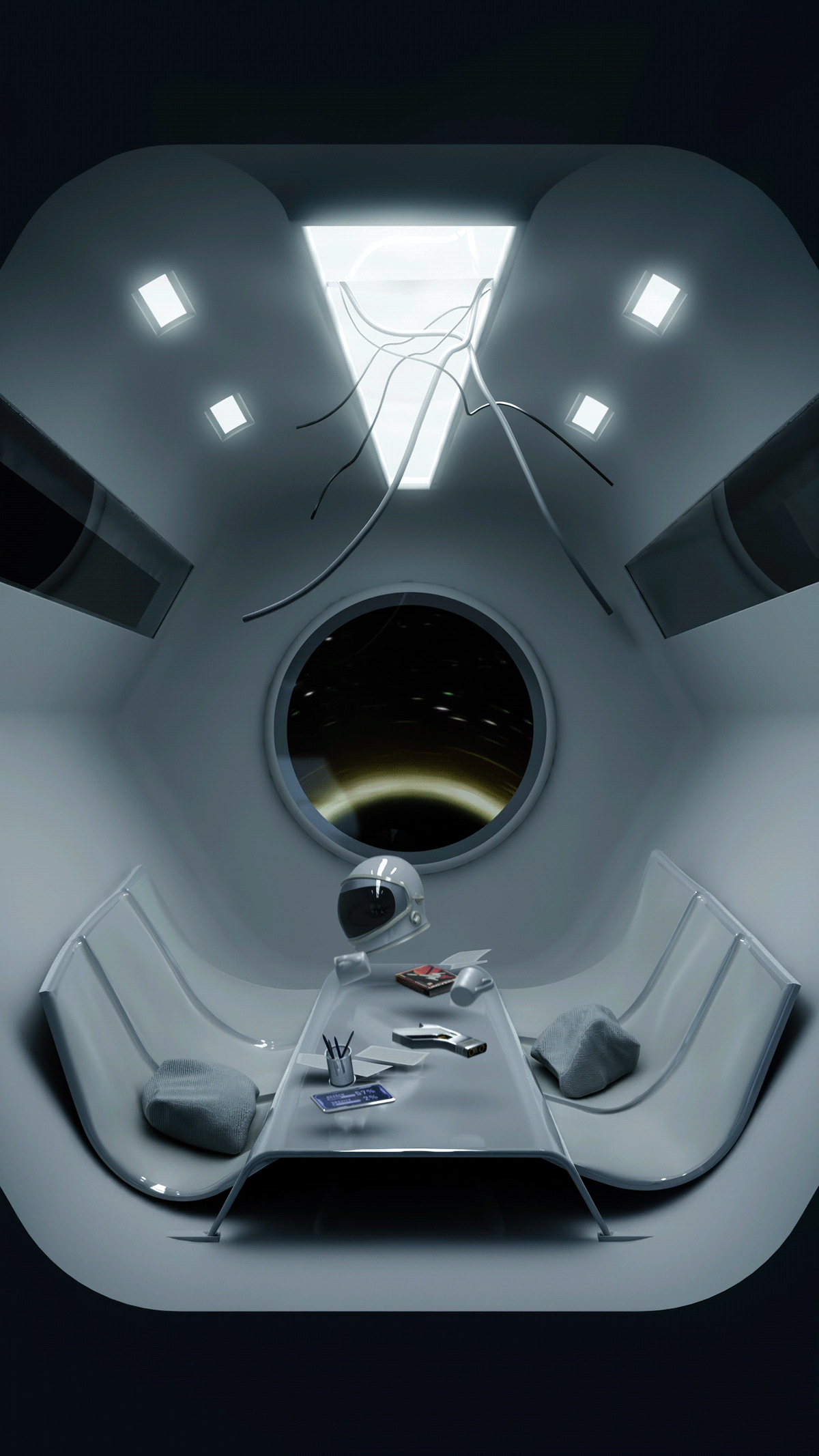 cosmos 3dmotion blackhole Helmet 3D cinema 4d