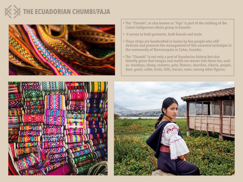 weaving accessory design Ecuador textile design 
