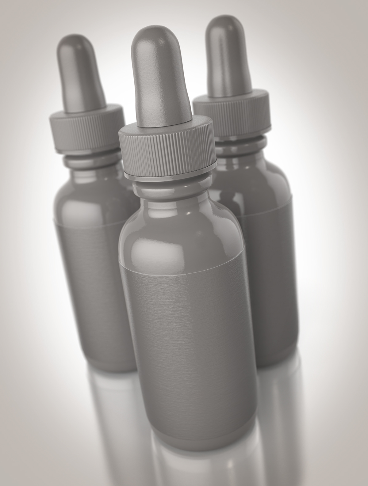 Adobe Portfolio CGI rendering bottle