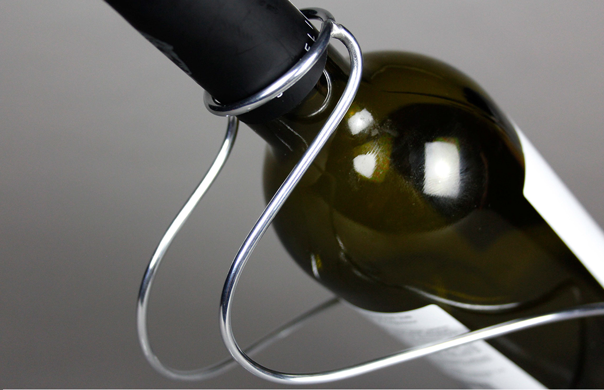 Tabletop design wine bottle holder wine