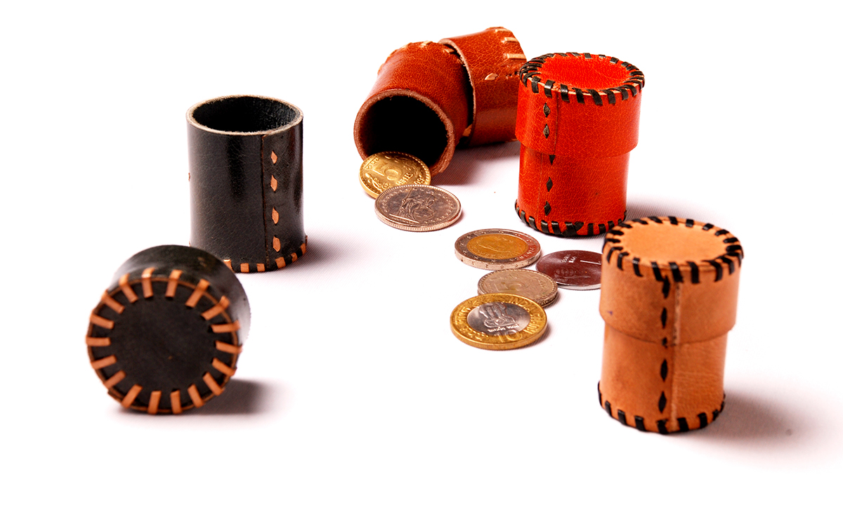 Leather Craft coinbox craft jawaja office accessories penholder product design  craft design accessory design Office accessory