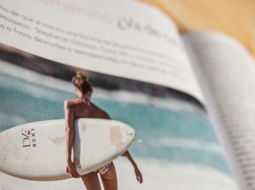 magazine revista Maquetación Editorial InDesign photoshop Illustrator reticula Surf editorial layout Layout