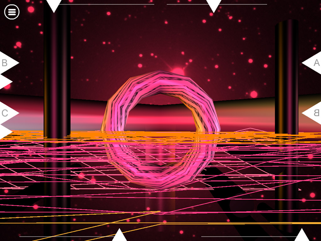 interactive 3D OpenGL geometry abstract gradient app Space 