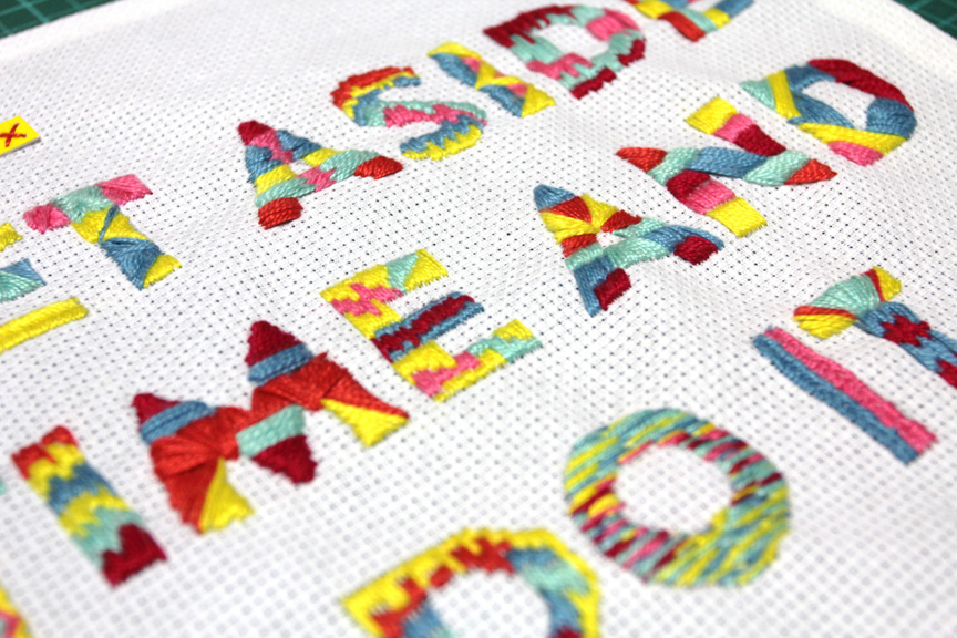 Embroidery poster