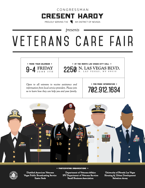 veterans Wellness congress nevada Military army navy Marines coast guard air force InDesign Illustrator logo