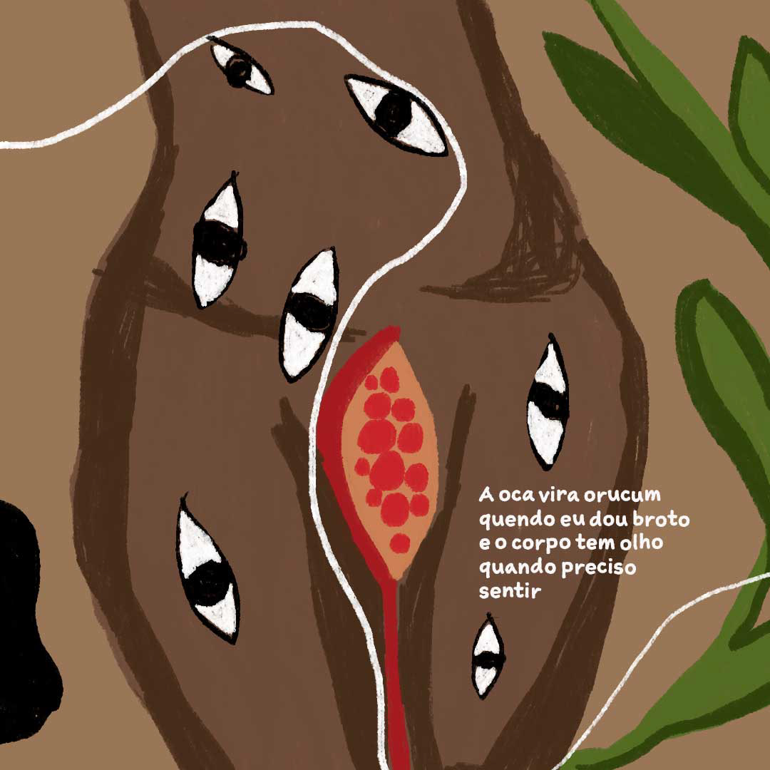 arte Brasil desenho Ilustração indigena Meio Ambiente negra poesia sustentabilidade