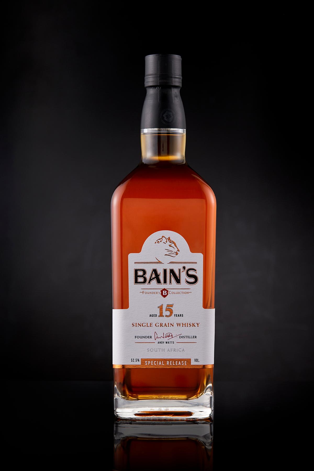Packaging packaging design Whisky special edition bains whisky copper foil emboss