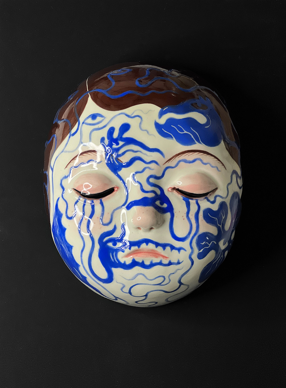 mask masks children ceramicart ceramics  sculpture artwork ceramicmask