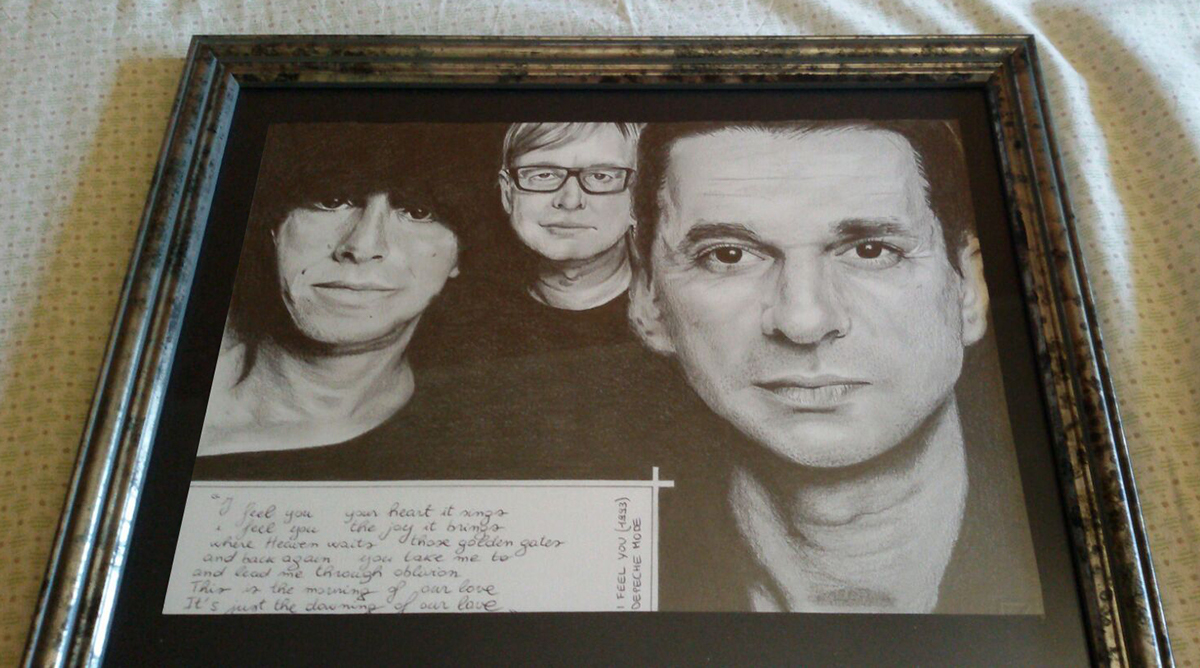 Depeche Mode DM disegno passioni gift regalo
