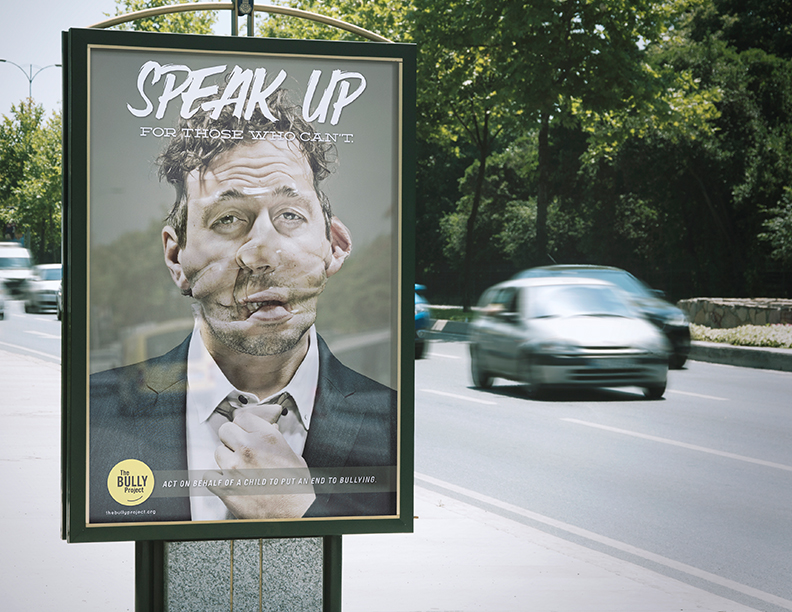 bully Bullying poster social awareness speak up Wes Naman