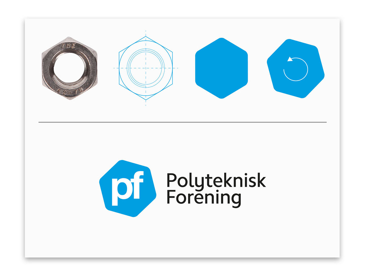 Polyteknisk Forening designmanual logo
