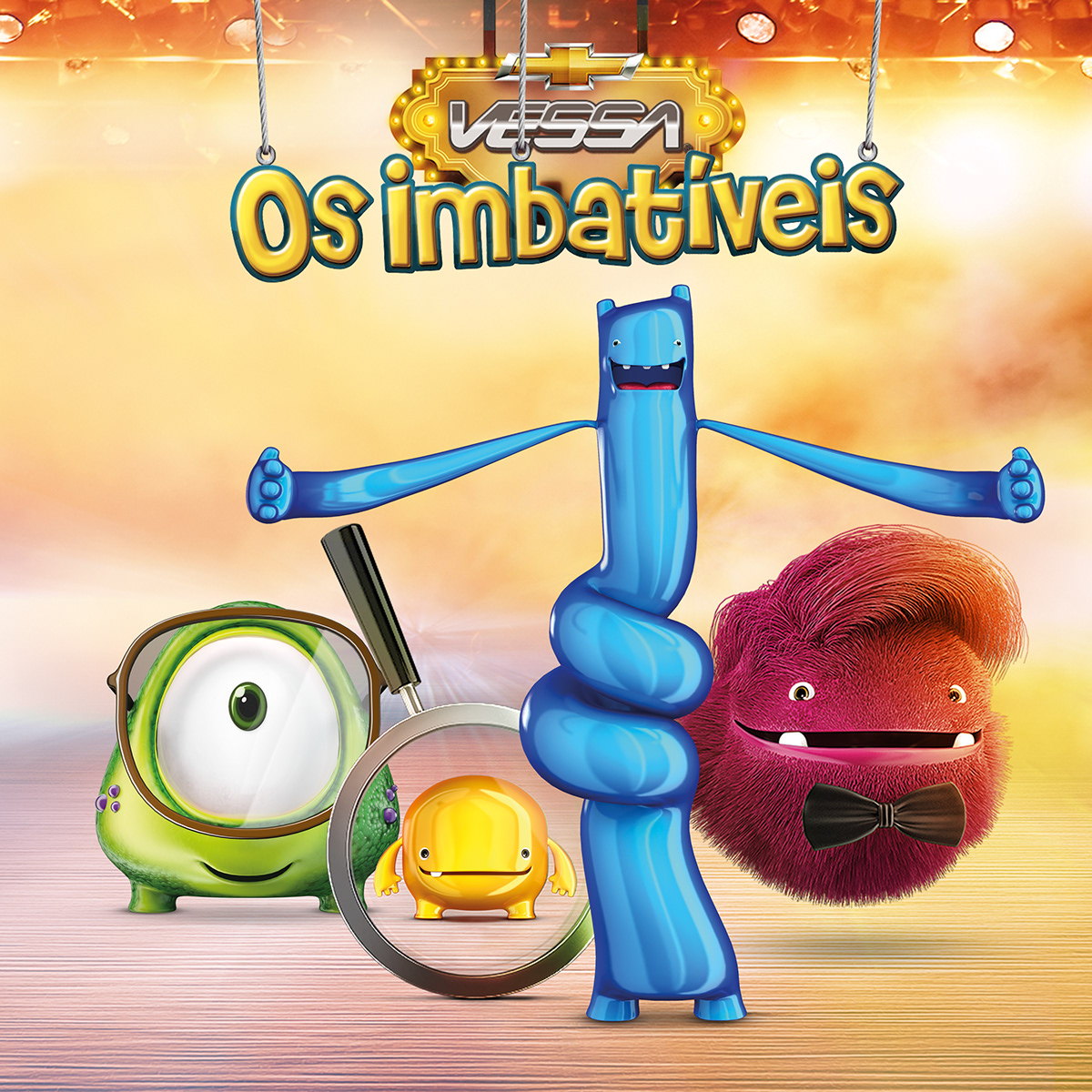 Vessa  Monsters   invincibles  Chevrolet  mascots  3d  characters   cartoon  animation 3D monstros invenciveis mascotes