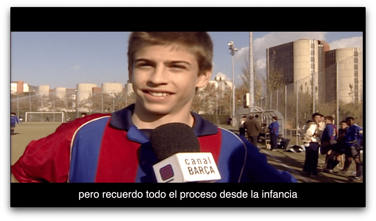 after effects Barca da vinci resolve Edición de Video FC Barcelona Futbol iniesta pique postproduccion
