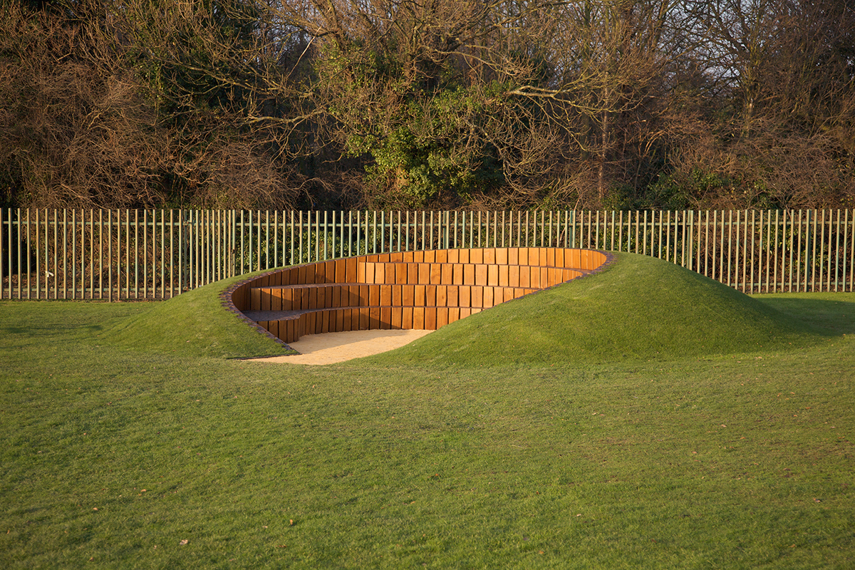 outdoor furniture amphitheatre learning space earthworks