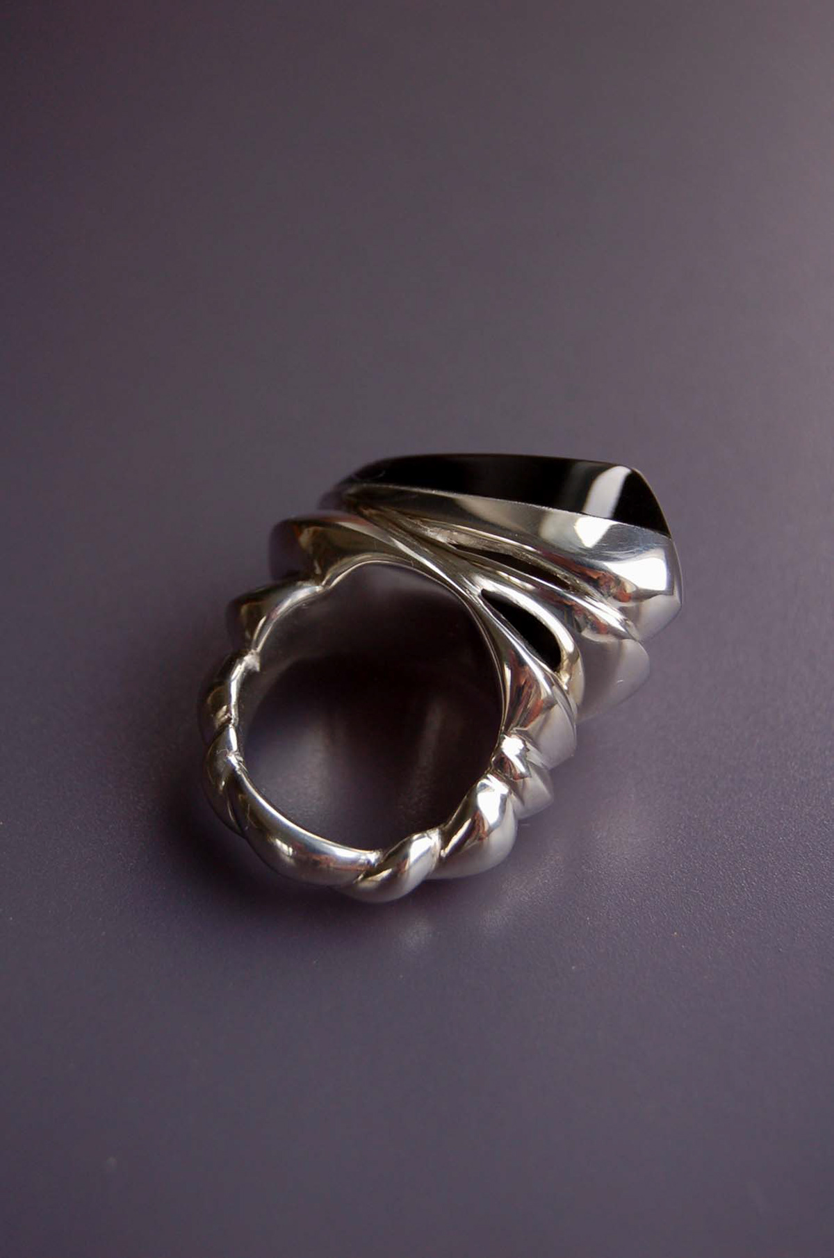 ring silver perspex Jewellery jewelry