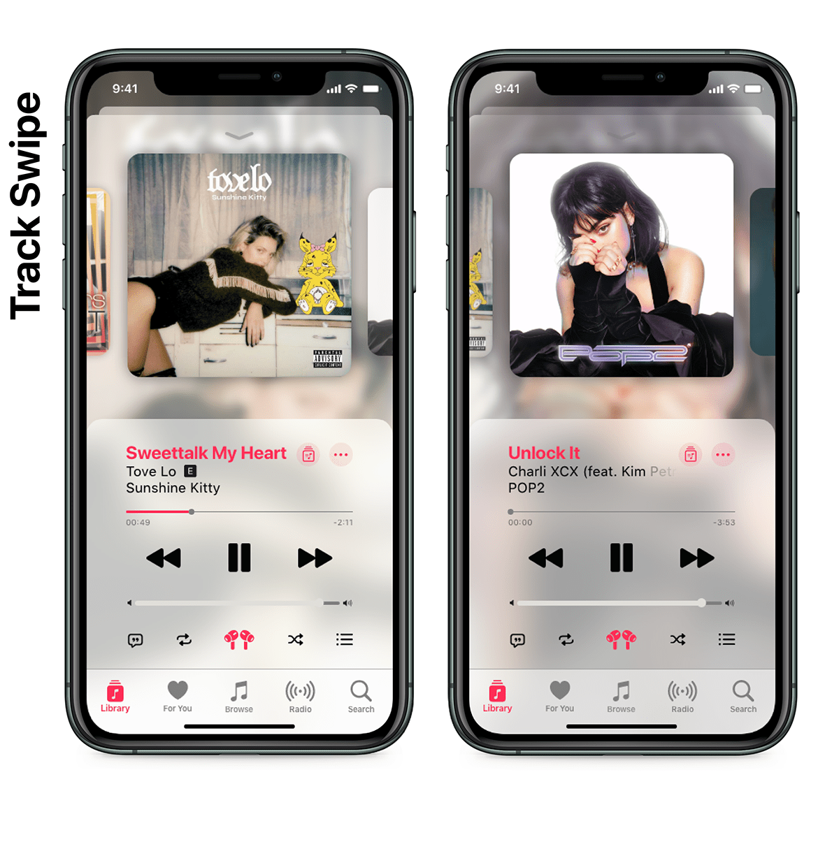 Apple Music UI Redesign Concept on Behance