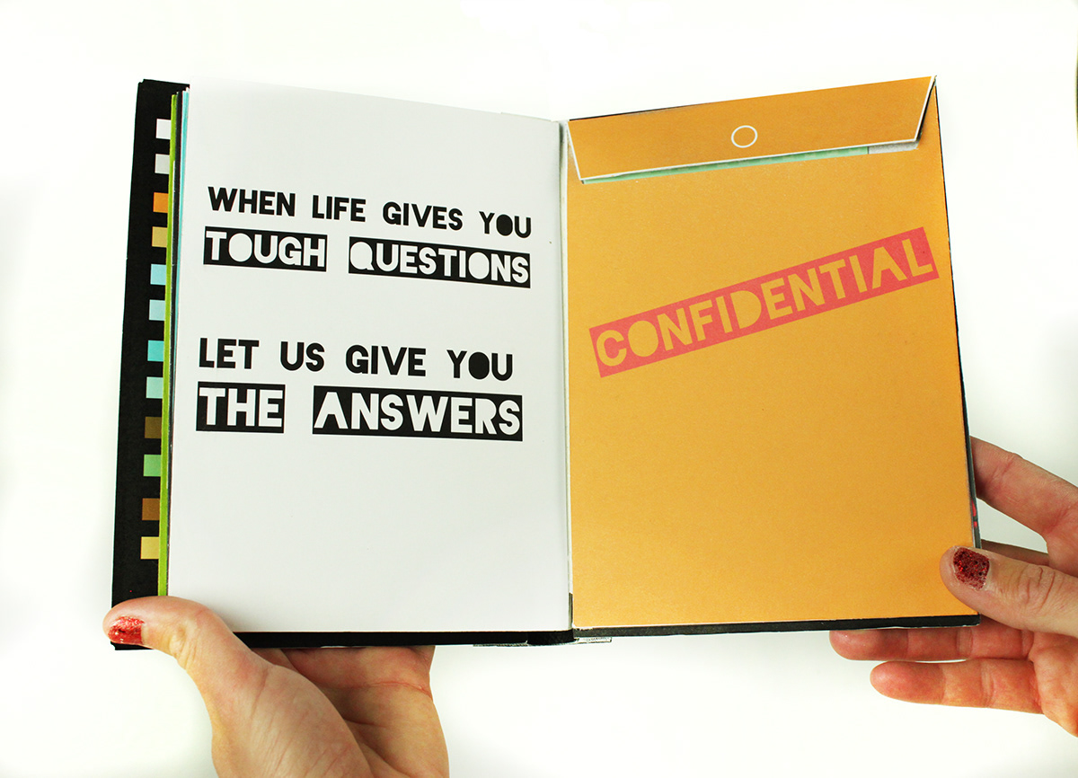 greeting cards sarcasm humor book design interactive design