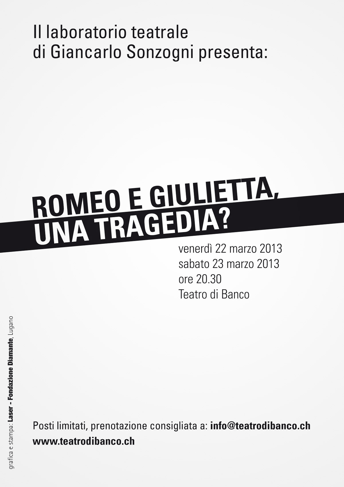 banco  promocard  flyer editorial Romeo e Giulietta