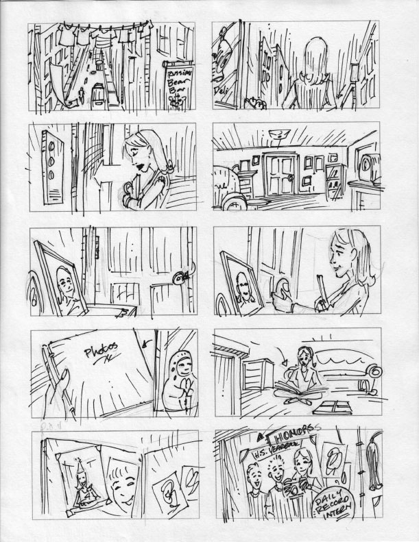 feature film storyboards