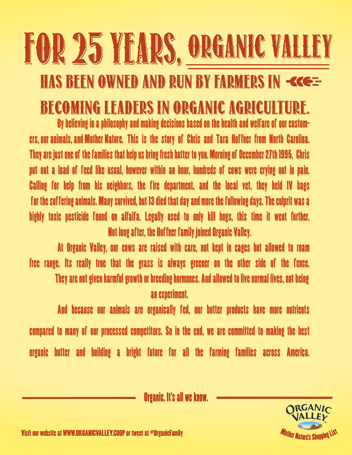 Organic Valley farming true story