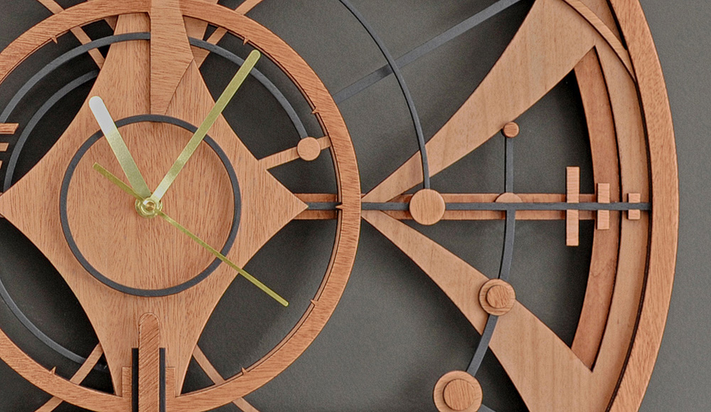 Adobe Portfolio Clock Design Object furniture industrial design
