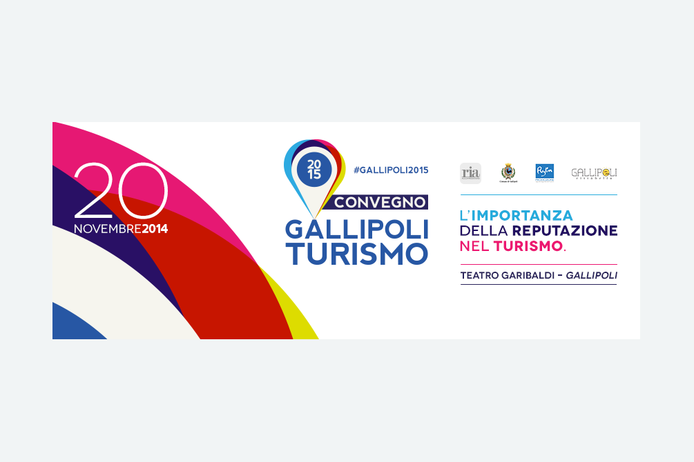 Convegno gallipoli Turismo puglia italia Italy gallipoli2015 Corporate Identity immagine coordinata