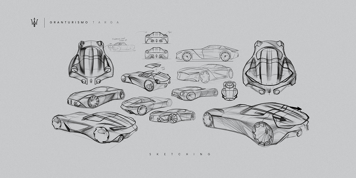 automotive   car design granturismo maserati Project Render sketch transportation