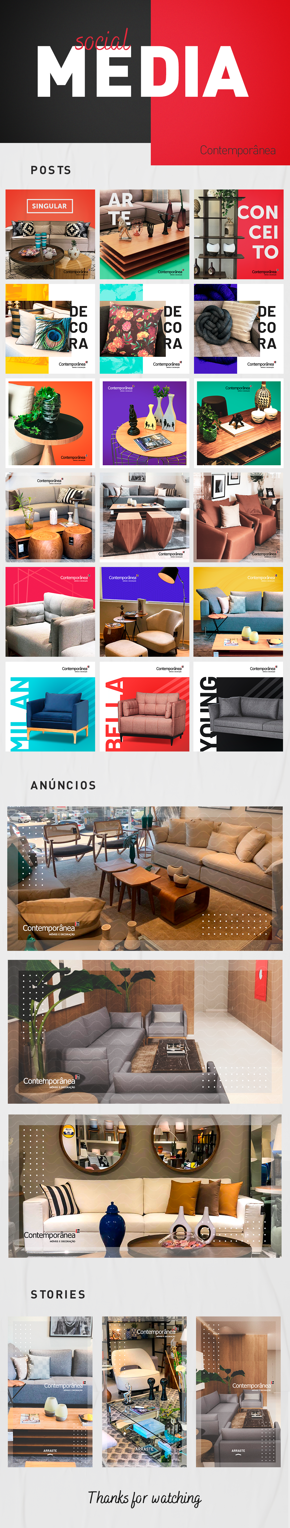 Socialmedia redesociais furniture ArtDirection graphicdesign