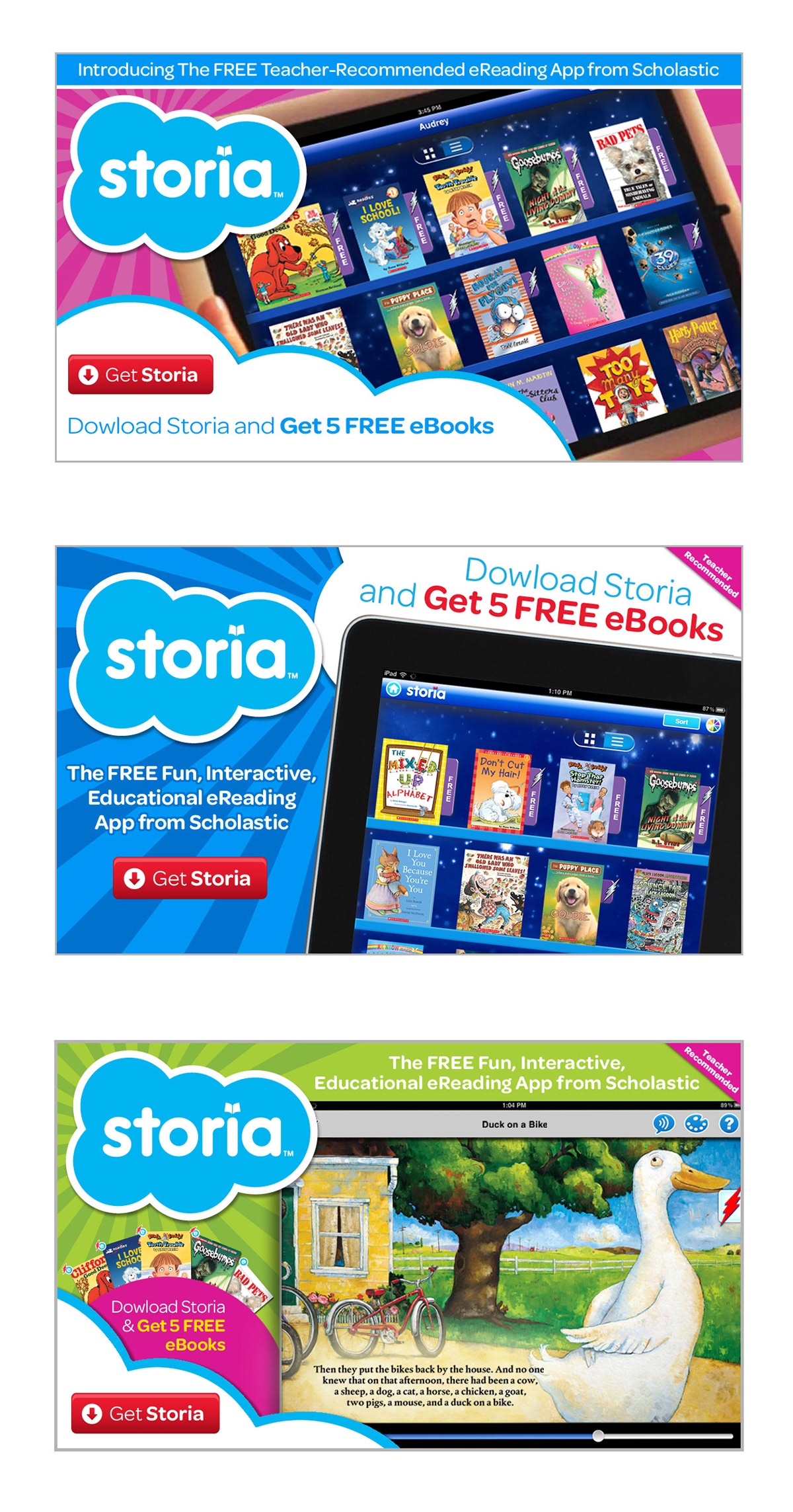 storia Email Design digital design promotional campaign