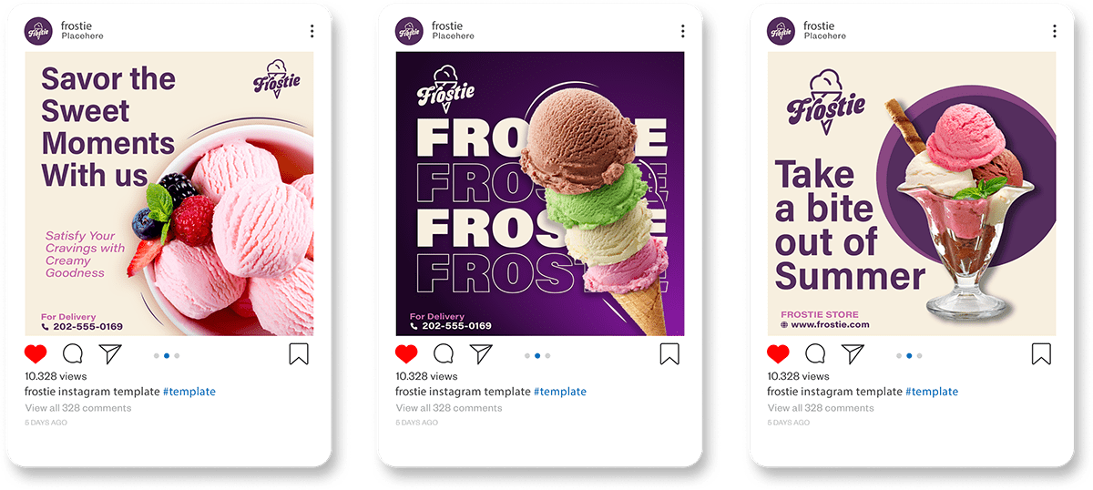Advertising  ice cream
