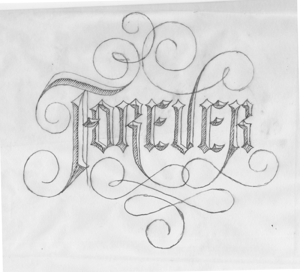 lettering  hand-drawn type  vector  Pen-tool  pencil